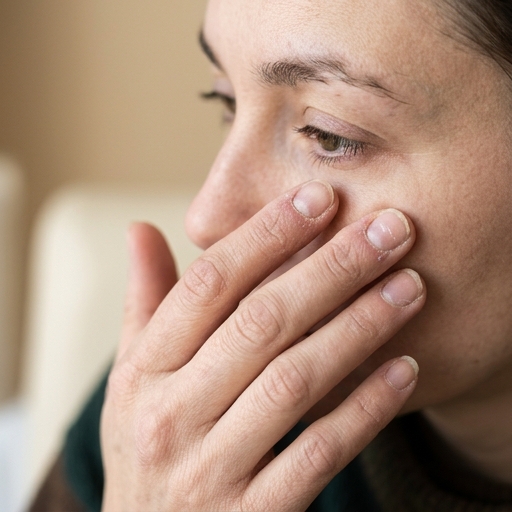 Cutículas resecas, pestañas opacas y cejas sin definición antes del tratamiento
